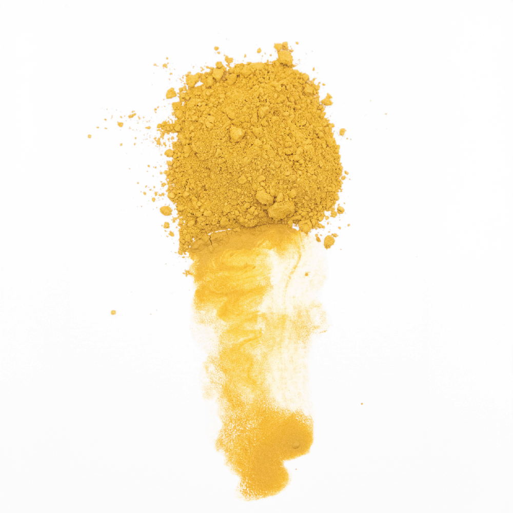 Yellow Ochre (Medium) Y-42 — natural earth pigment by Rose of Jericho