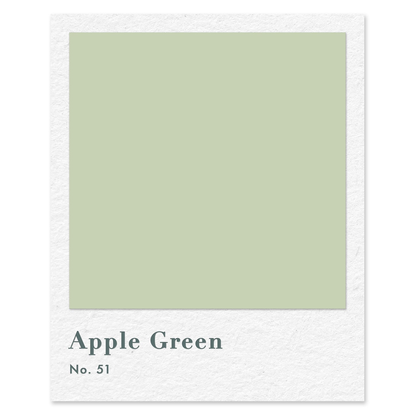 Apple Green (No. 51) — traditional paint colour by Rose of Jericho