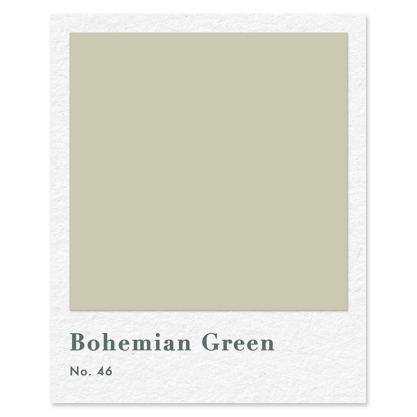 Bohemian Green (No. 46) — traditional paint colour by Rose of Jericho