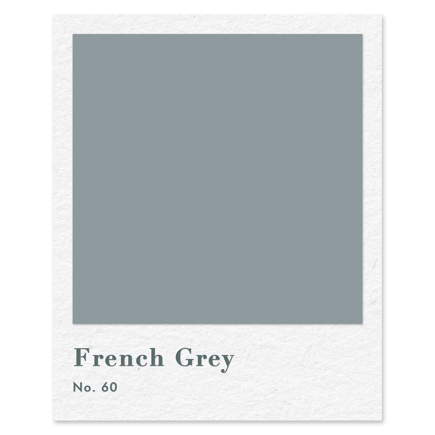 French Grey (No. 60) — traditional paint colour by Rose of Jericho