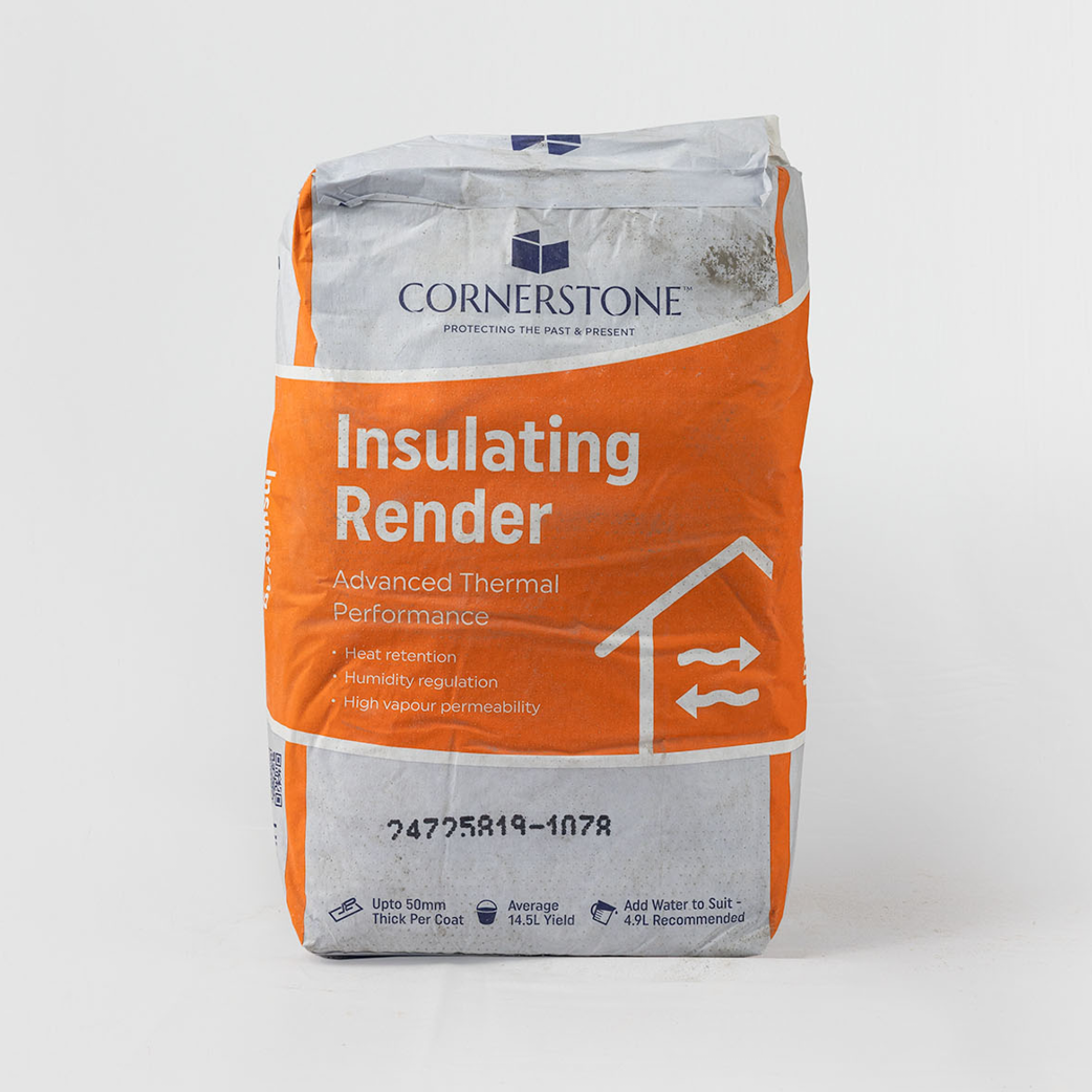 Cornerstone Insulating Render — lime insulating render by Rose of Jericho