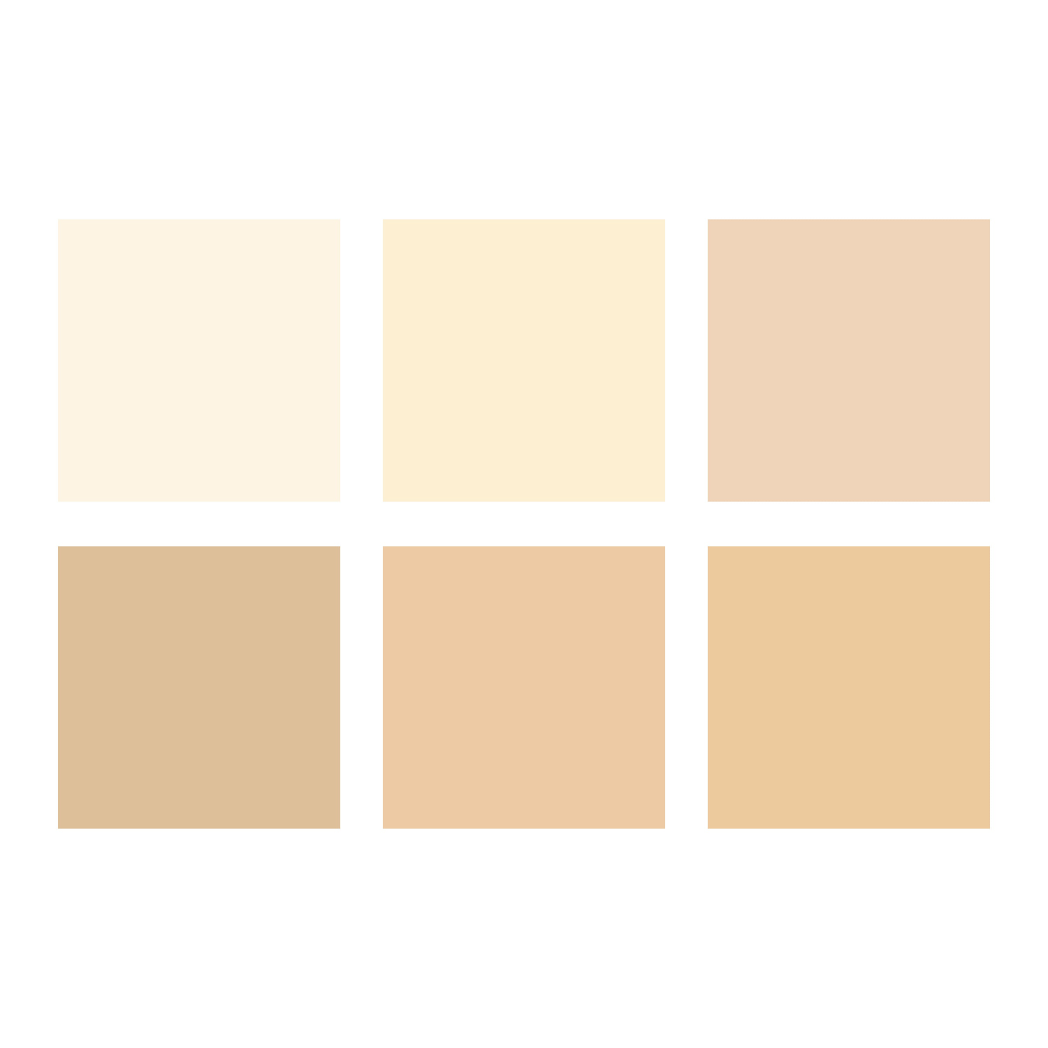 Gentle Earths colour chart featuring warm earth-toned heritage paint shades