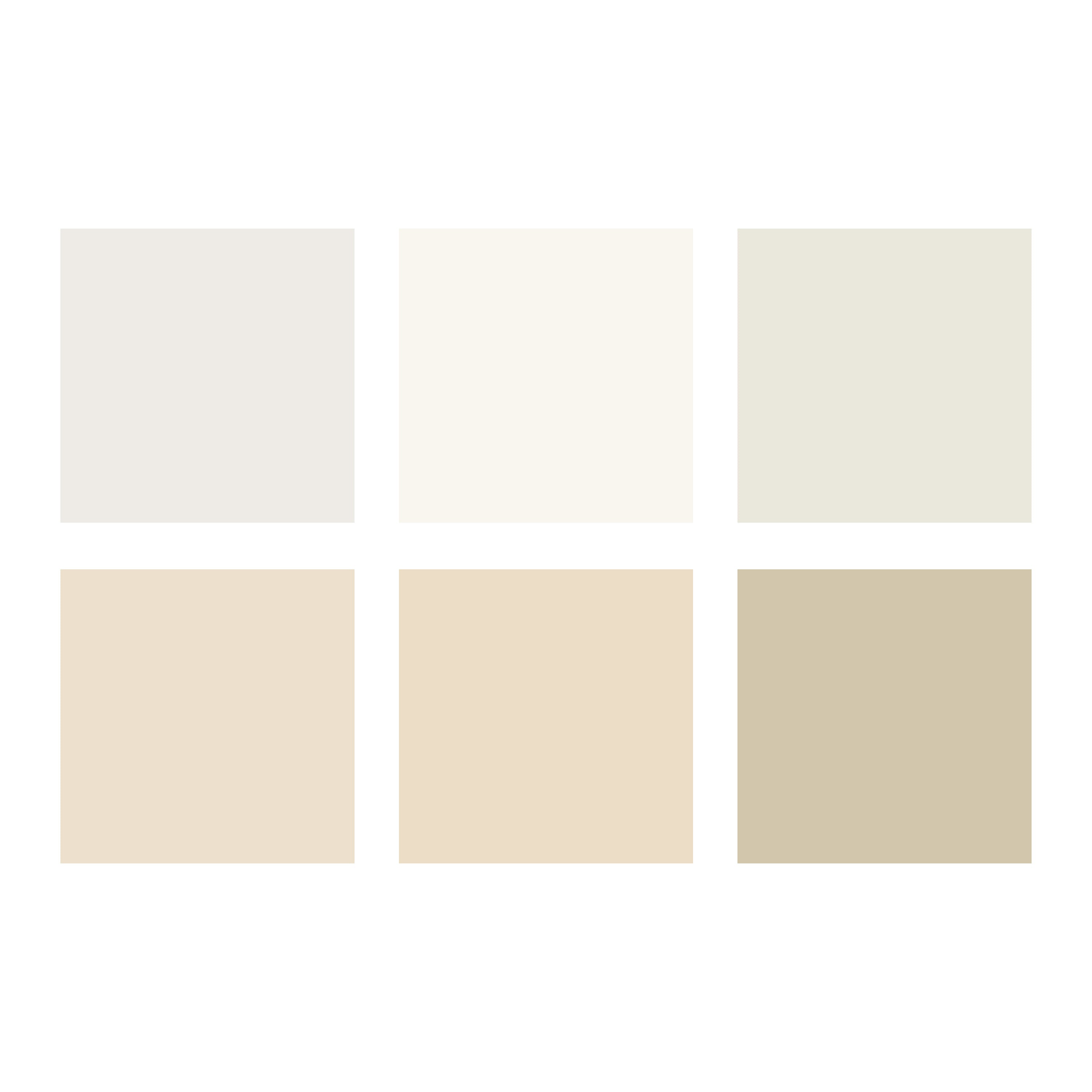 Earthbound Whites colour chart featuring soft white, cream and natural neutral heritage paint shades