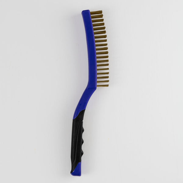 Brass Wire Brush (4 Row) — wire brush for surface preparation