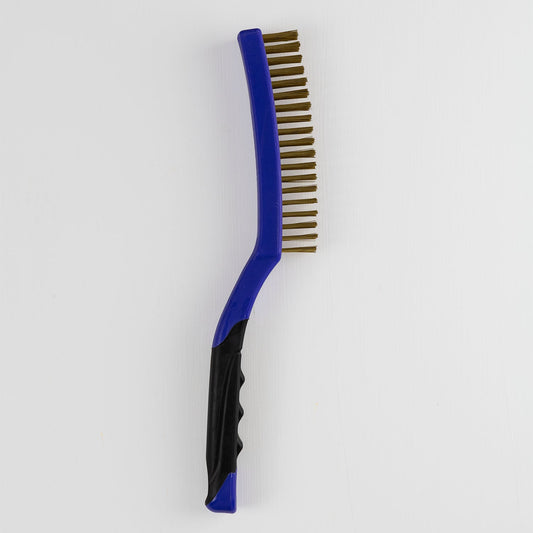 Brass Wire Brush (4 Row) — wire brush for surface preparation