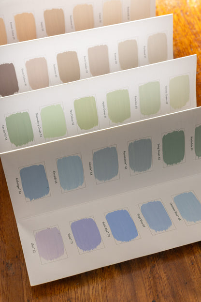 C11 traditional paint colour chart by Rose of Jericho