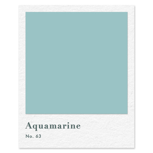 Aquamarine (No. 63) — traditional paint colour by Rose of Jericho