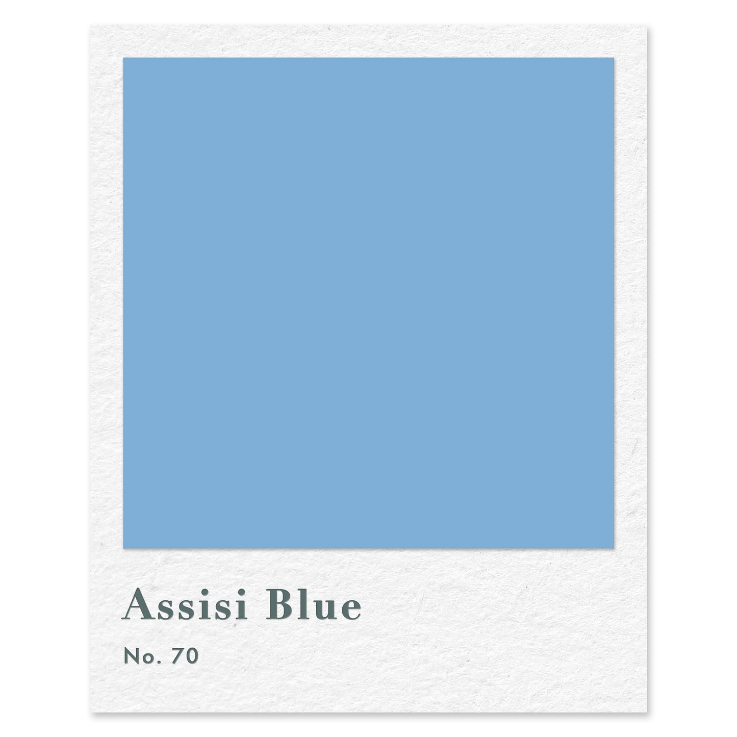 Assisi Blue (No. 70) — traditional paint colour by Rose of Jericho