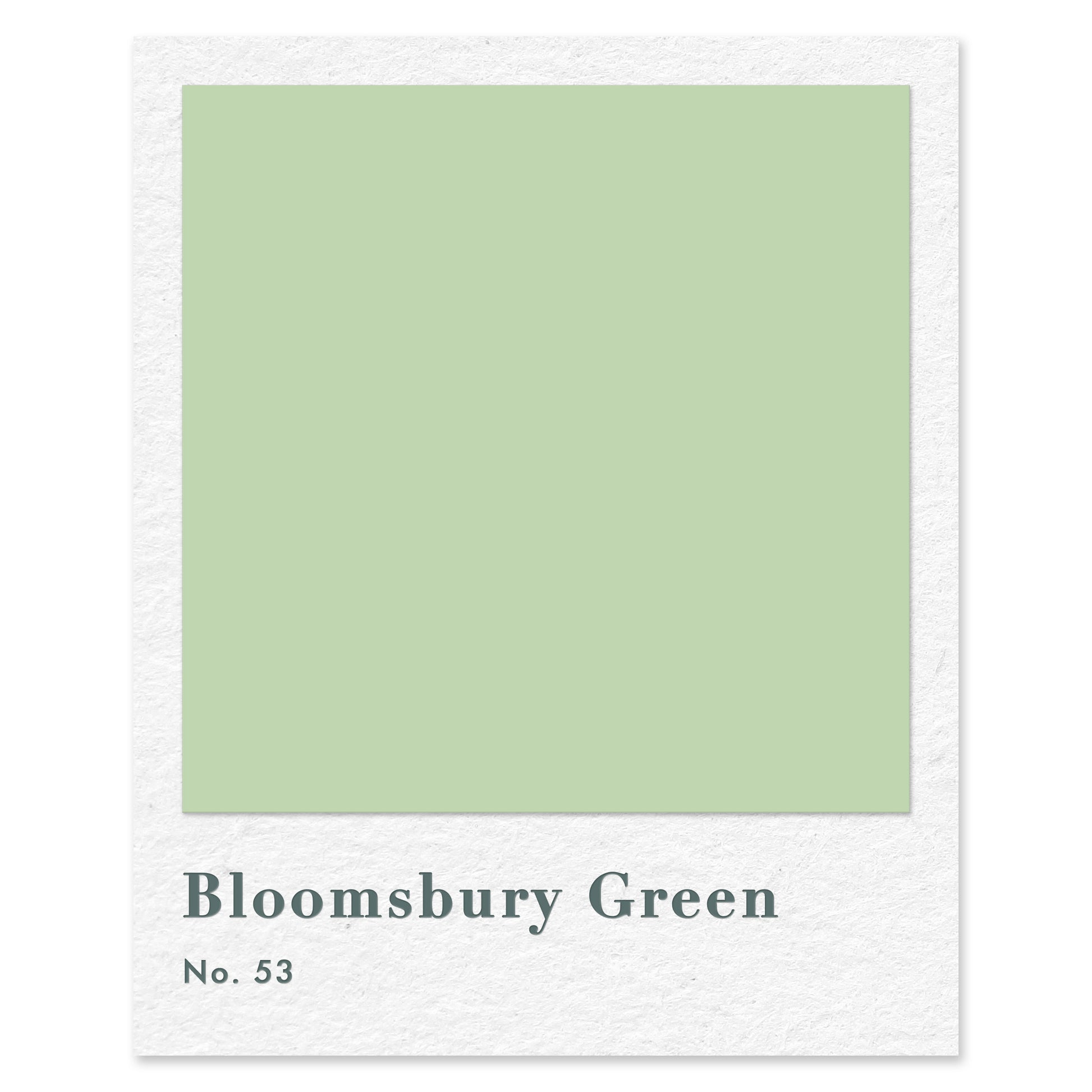Bloomsbury Green (No. 53) — traditional paint colour by Rose of Jericho