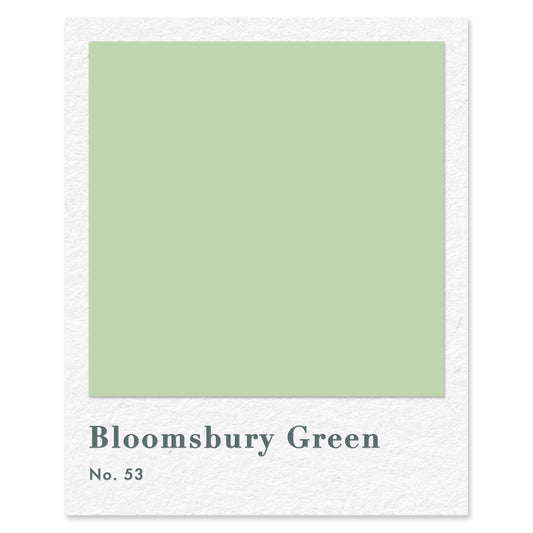 Bloomsbury Green (No. 53) — traditional paint colour by Rose of Jericho