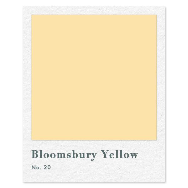 Bloomsbury Yellow (No. 20) — traditional paint colour by Rose of Jericho