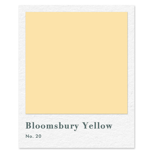 Bloomsbury Yellow (No. 20) — traditional paint colour by Rose of Jericho