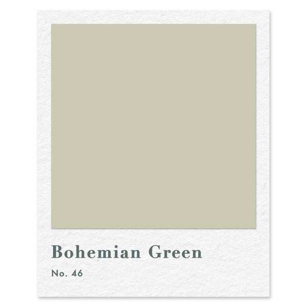 Bohemian Green (No. 46) — traditional paint colour by Rose of Jericho