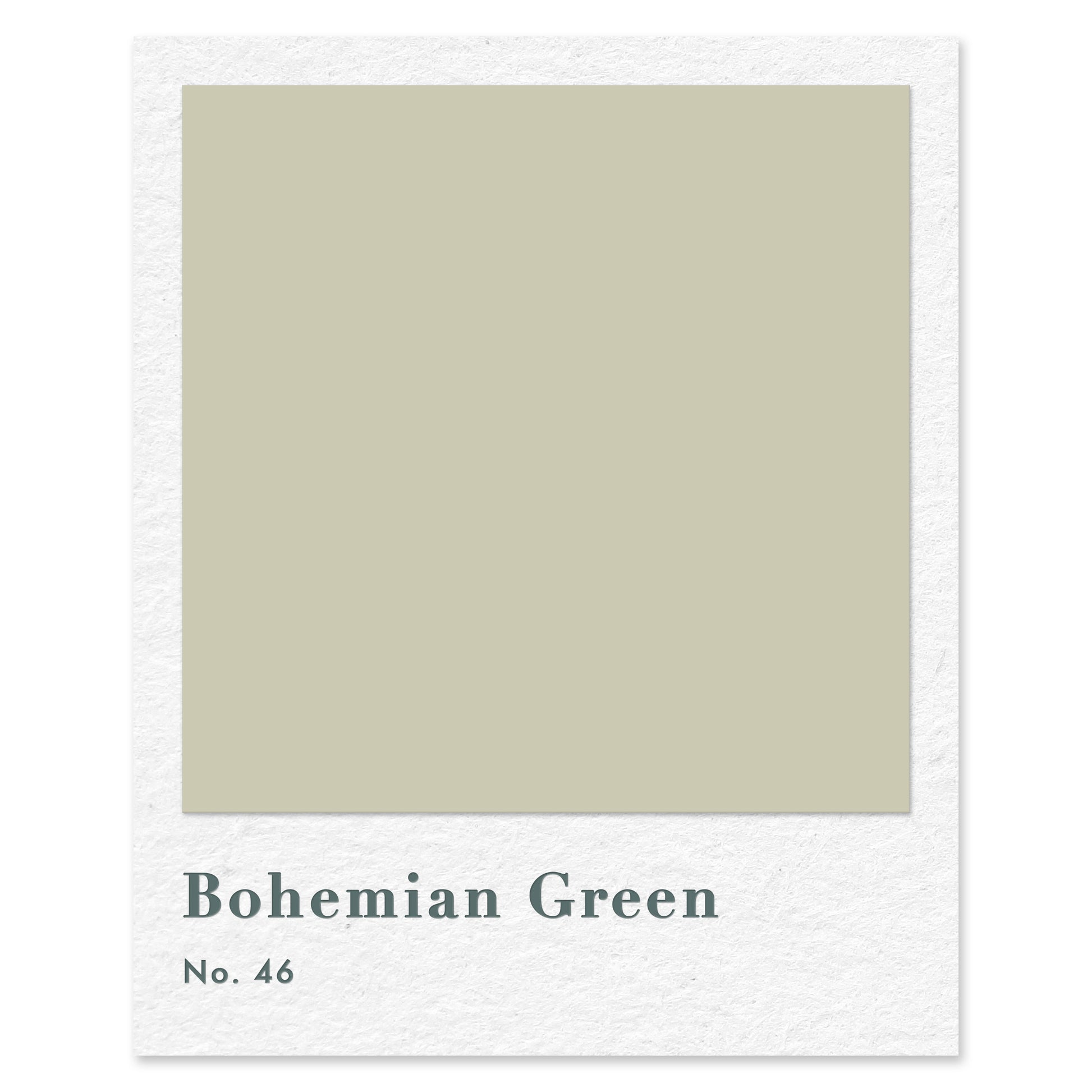 Bohemian Green (No. 46) — traditional paint colour by Rose of Jericho