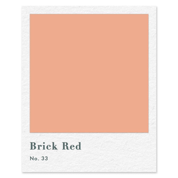 Brick Red (No. 33) — traditional paint colour by Rose of Jericho