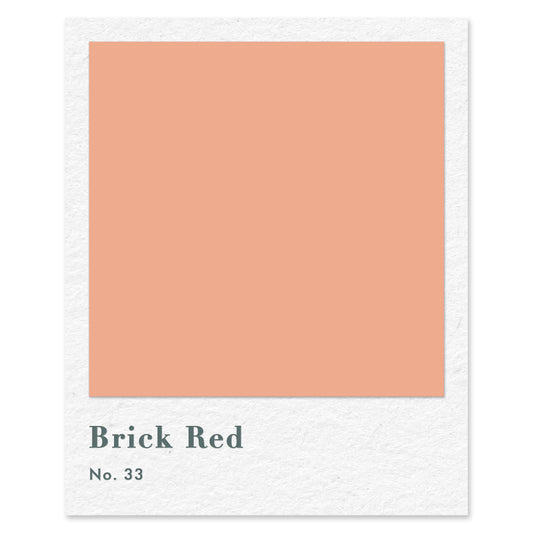 Brick Red (No. 33) — traditional paint colour by Rose of Jericho
