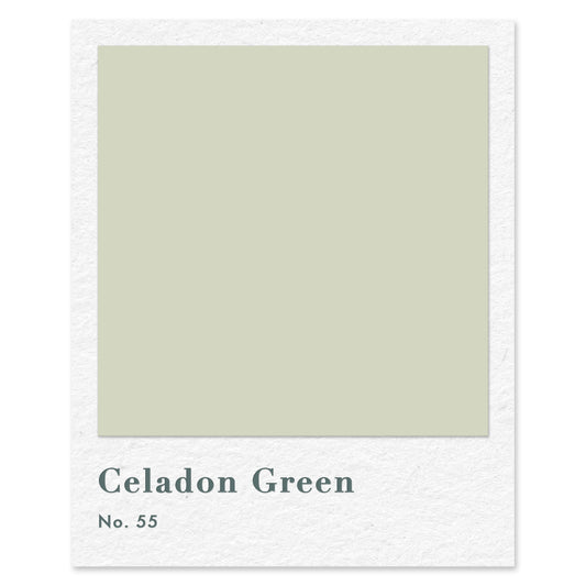 Celadon Green (No. 55) — traditional paint colour by Rose of Jericho