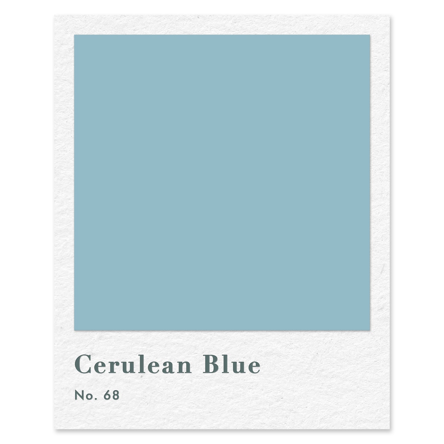 Cerulean Blue (No. 68) — traditional paint colour by Rose of Jericho