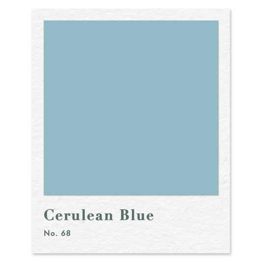 Cerulean Blue (No. 68) — traditional paint colour by Rose of Jericho
