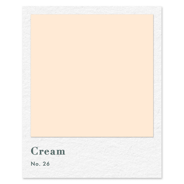 Cream (No. 26) — traditional paint colour by Rose of Jericho