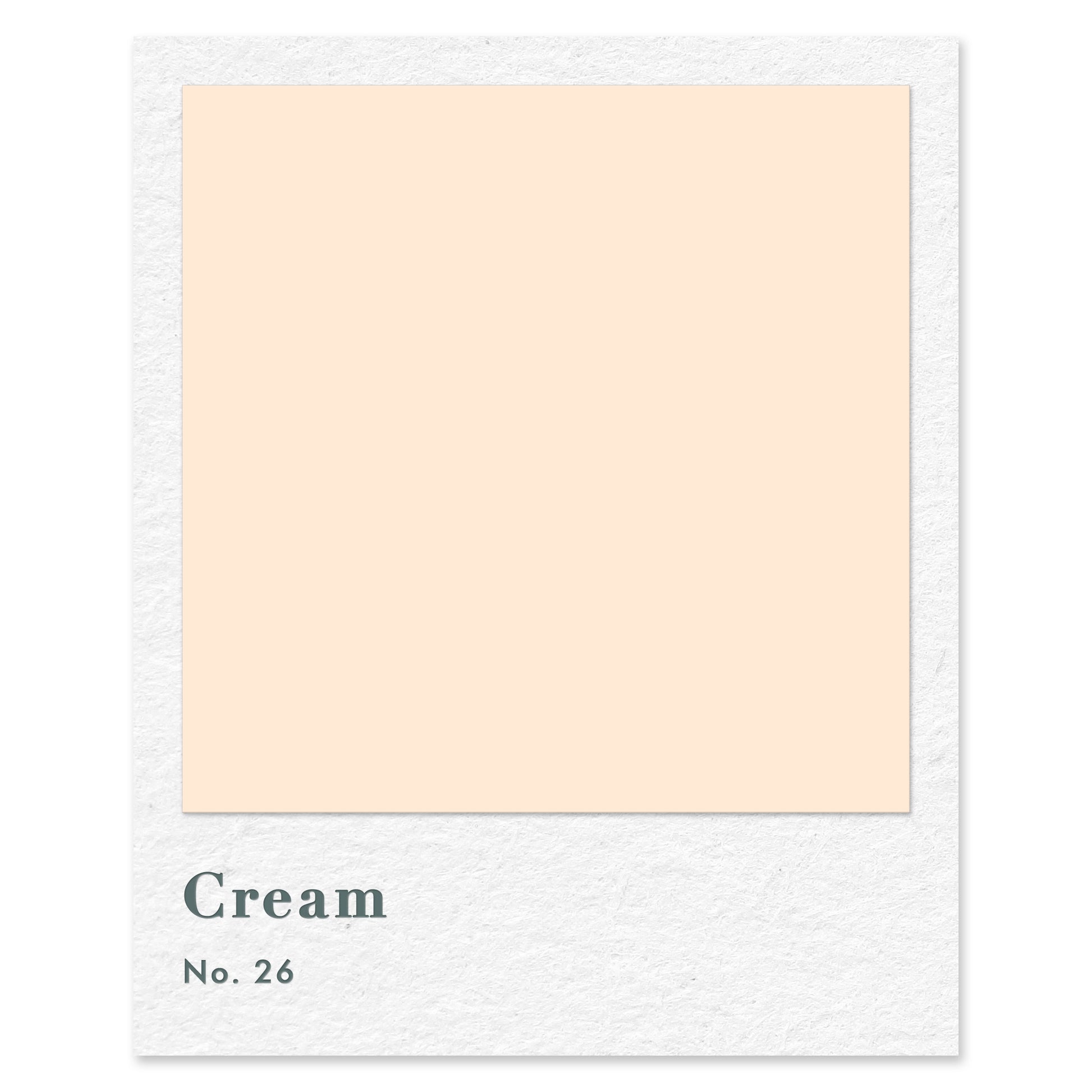 Cream (No. 26) — traditional paint colour by Rose of Jericho