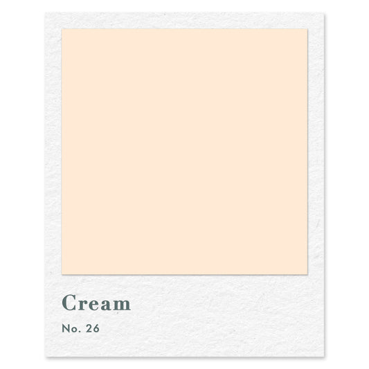 Cream (No. 26) — traditional paint colour by Rose of Jericho