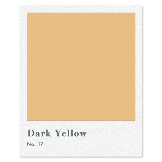Dark Yellow (No. 17) — traditional paint colour by Rose of Jericho