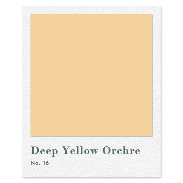 Deep Yellow Ochre (No. 16) — traditional paint colour by Rose of Jericho