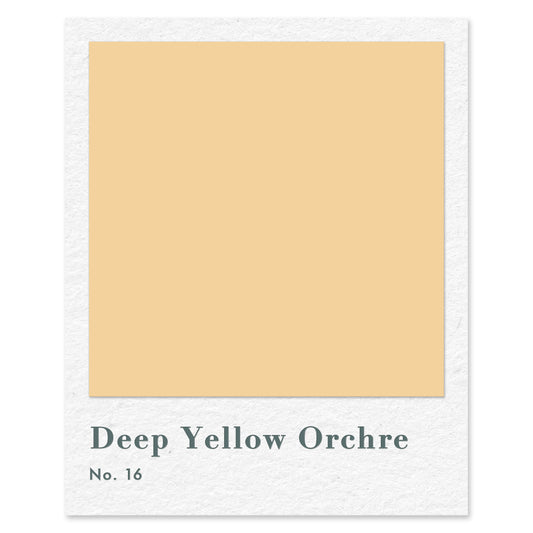 Deep Yellow Ochre (No. 16) — traditional paint colour by Rose of Jericho