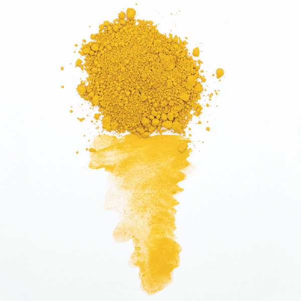 Yellow Ochre (Dark) LAPT — natural earth pigment by Rose of Jericho