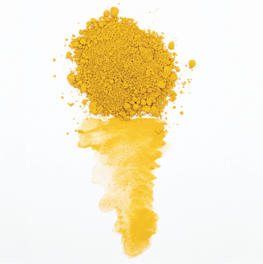 Yellow Ochre (Dark) LAPT — natural earth pigment by Rose of Jericho