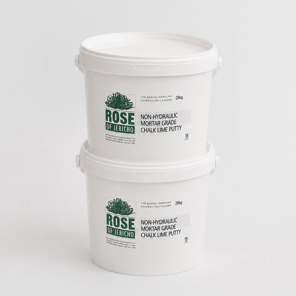 Mortar Grade Chalk Lime Putty — matured lime putty by Rose of Jericho