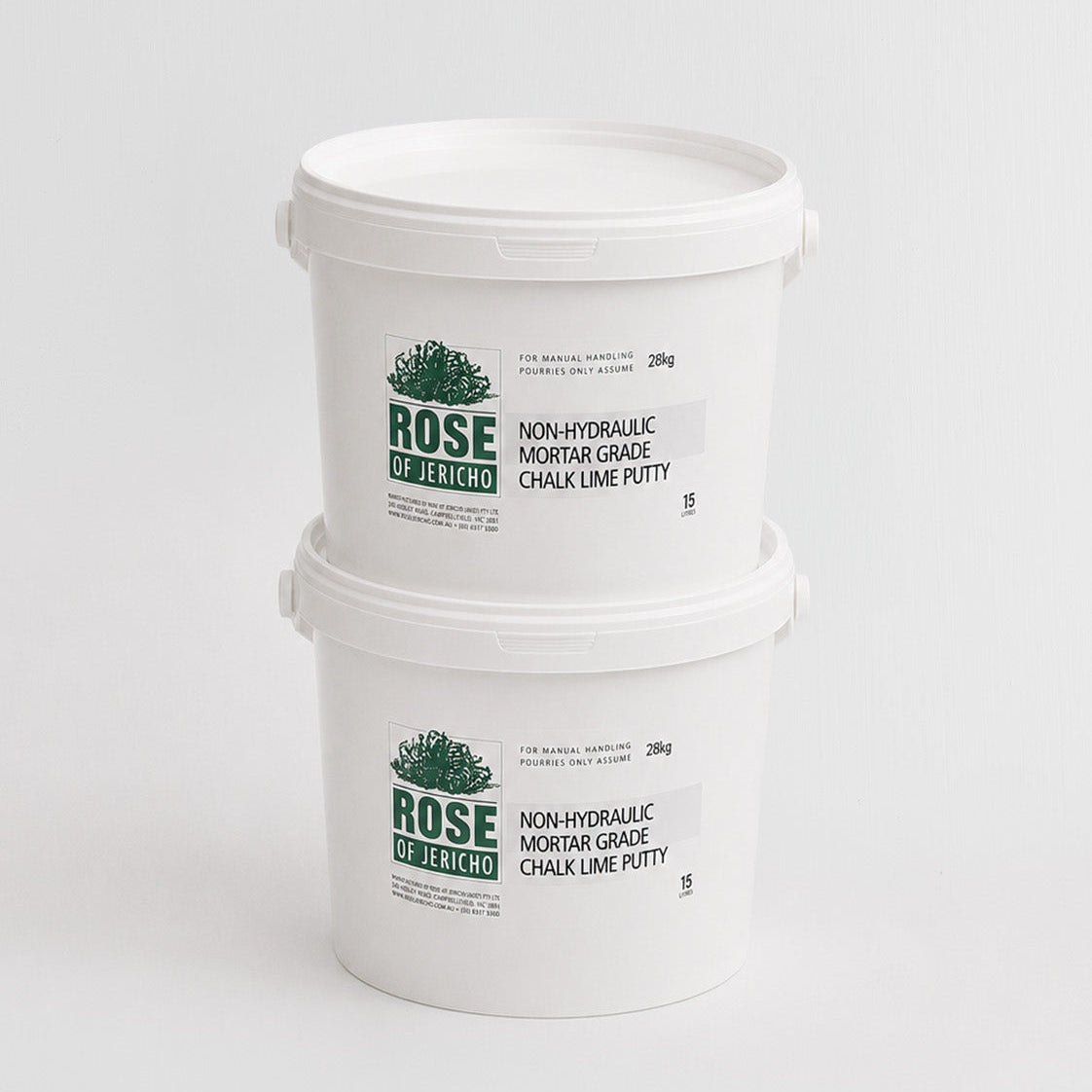 Mortar Grade Chalk Lime Putty — matured lime putty by Rose of Jericho
