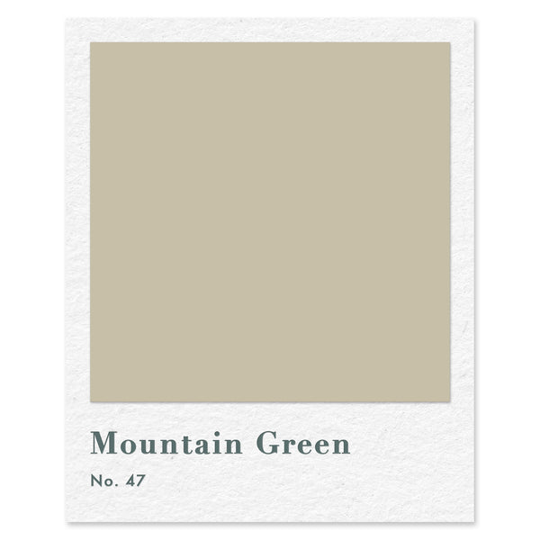 Mountain Green (No. 47) — traditional paint colour by Rose of Jericho