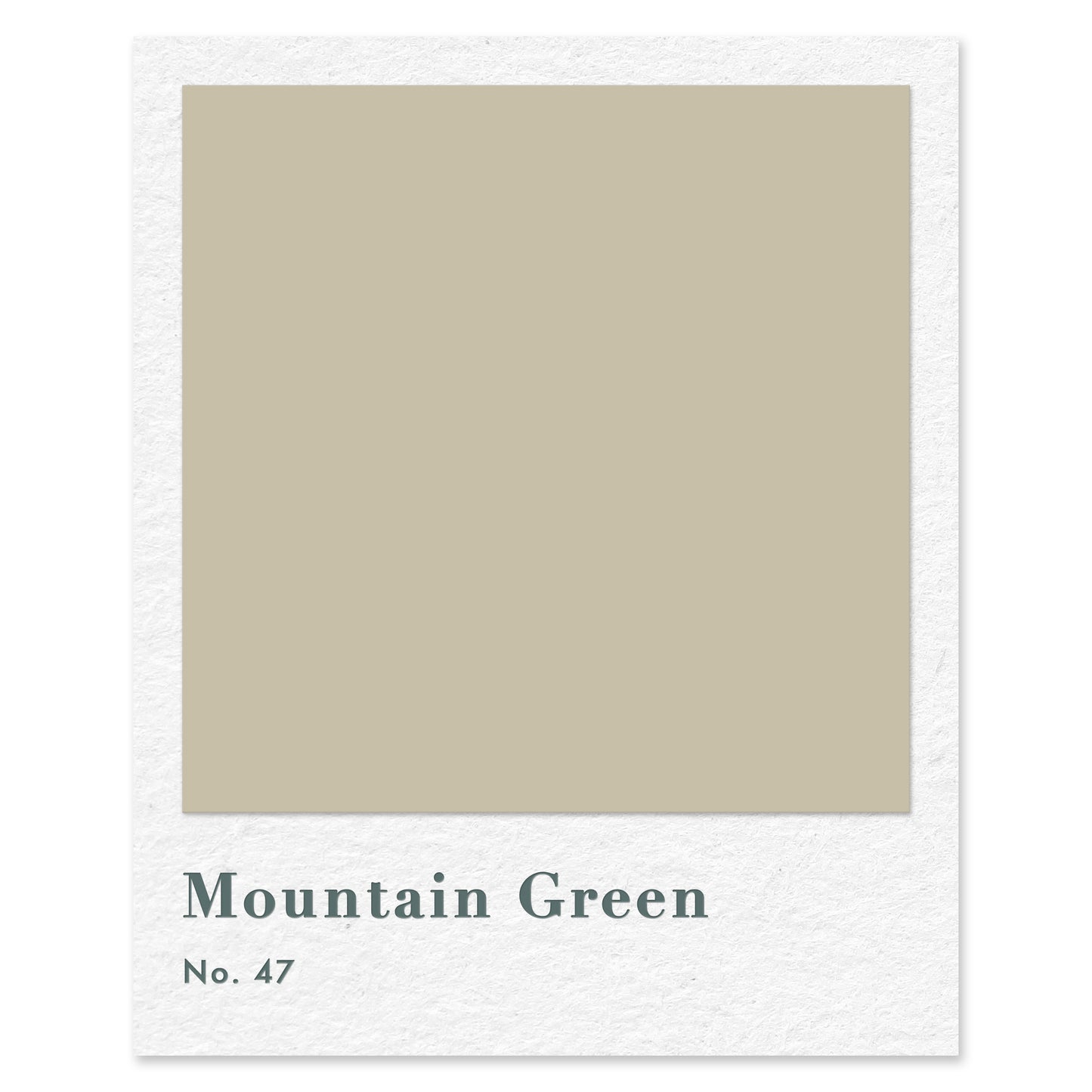 Mountain Green (No. 47) — traditional paint colour by Rose of Jericho