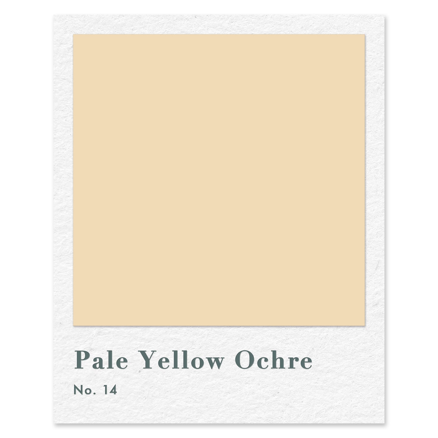 Pale Yellow Ochre (No. 14) — traditional paint colour by Rose of Jericho