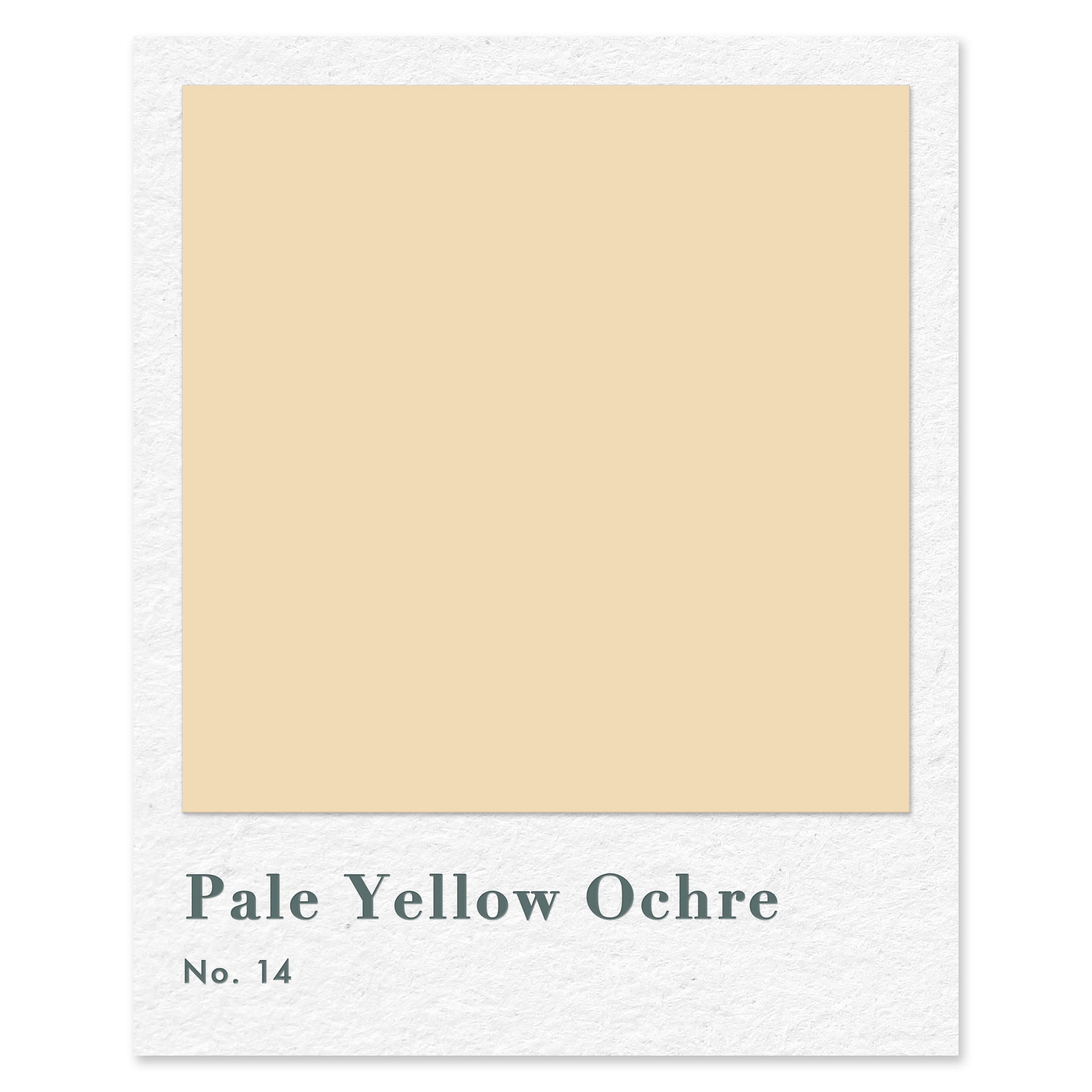 Pale Yellow Ochre (No. 14) — traditional paint colour by Rose of Jericho