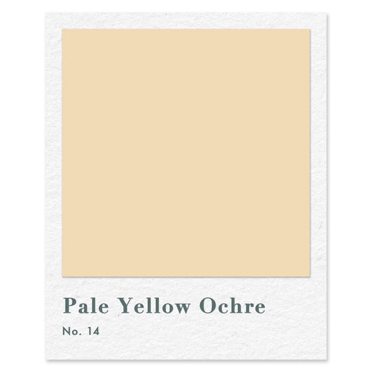 Pale Yellow Ochre (No. 14) — traditional paint colour by Rose of Jericho