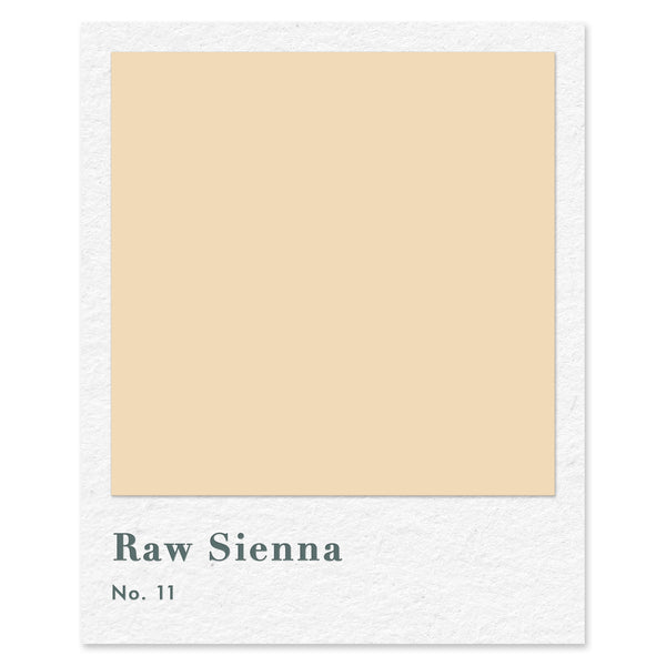 Raw Sienna (No. 11) — traditional paint colour by Rose of Jericho