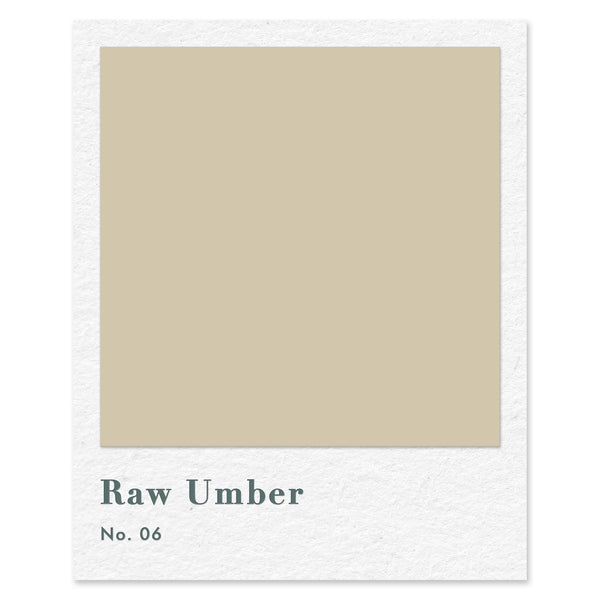 Raw Umber (No. 6) — traditional paint colour by Rose of Jericho