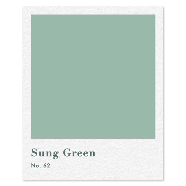 Sung Green (No. 62) — traditional paint colour by Rose of Jericho