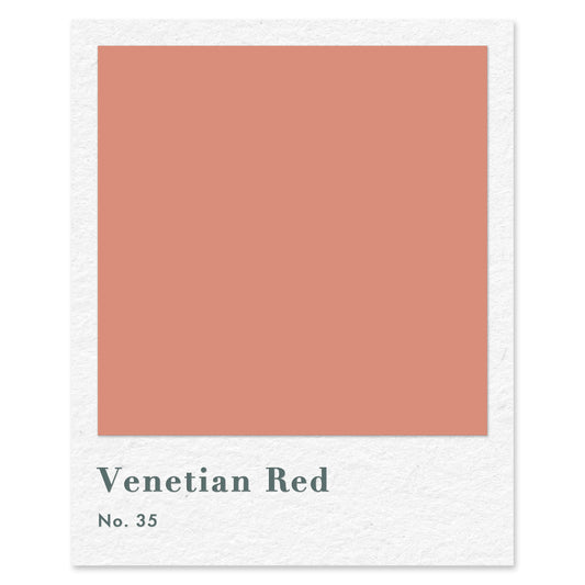 Venetian Red (No. 35) — traditional paint colour by Rose of Jericho