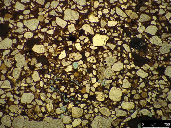 Figure 2. Medieval lime mortar.