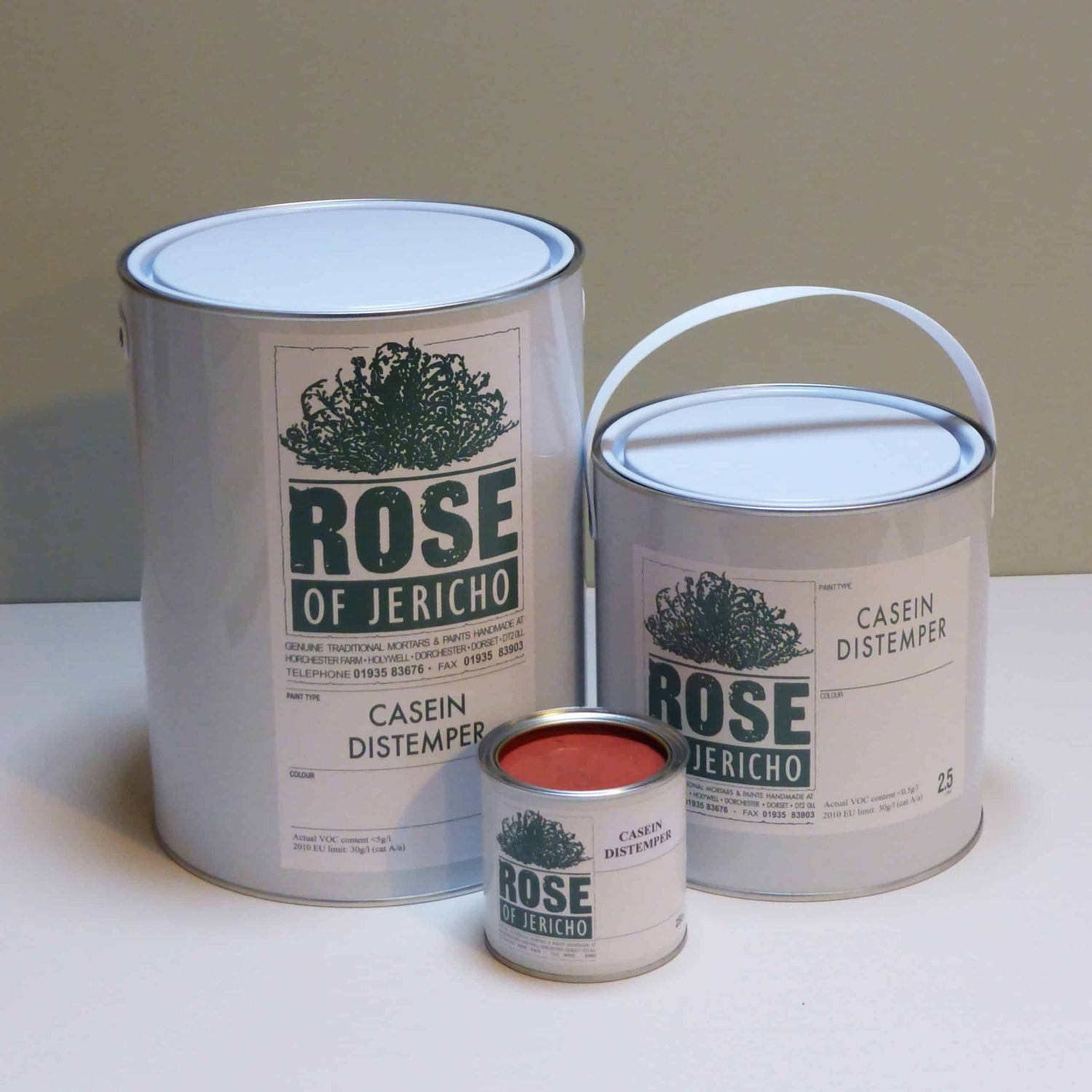 Casein Distemper — traditional paint by Rose of Jericho
